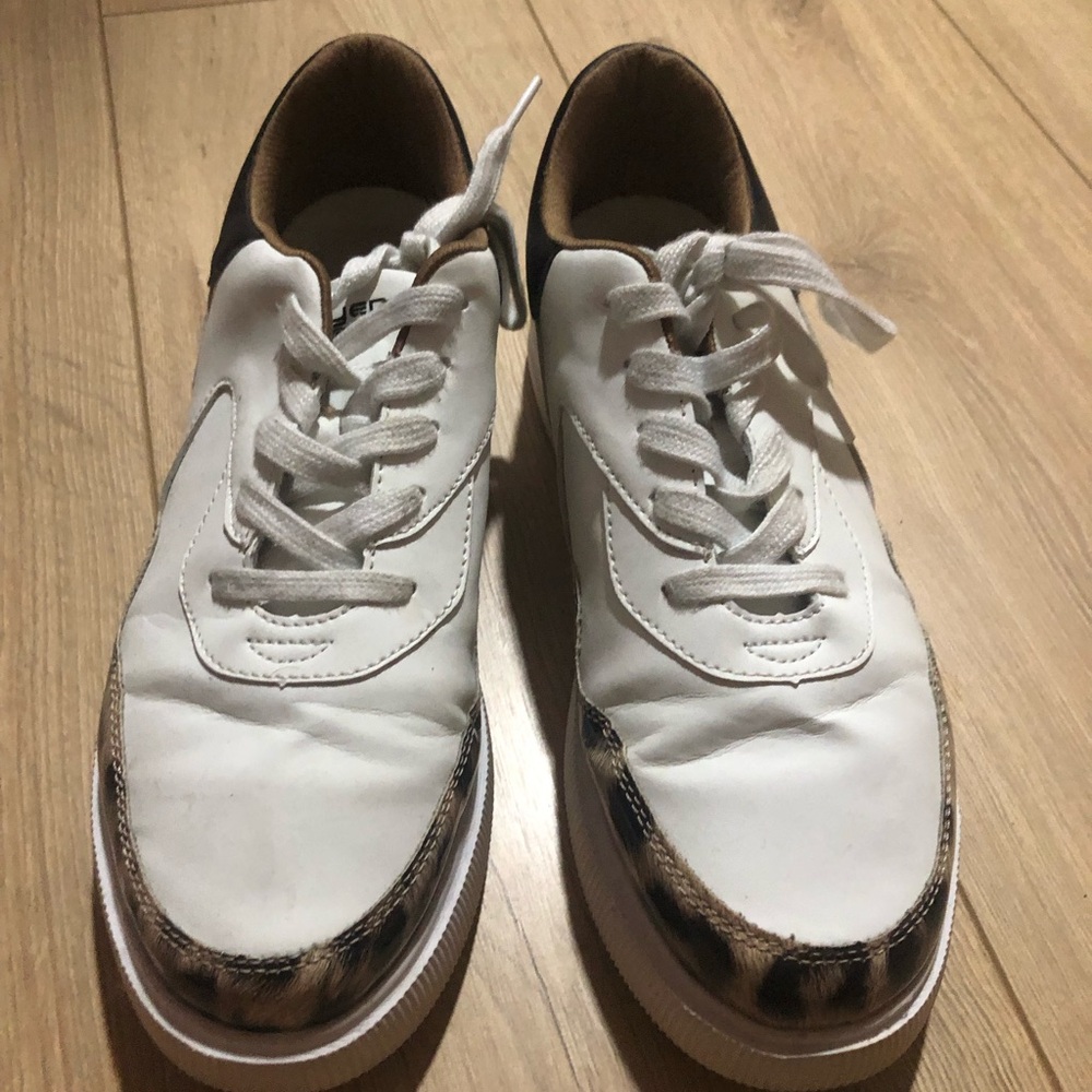 White and Black Sneakers